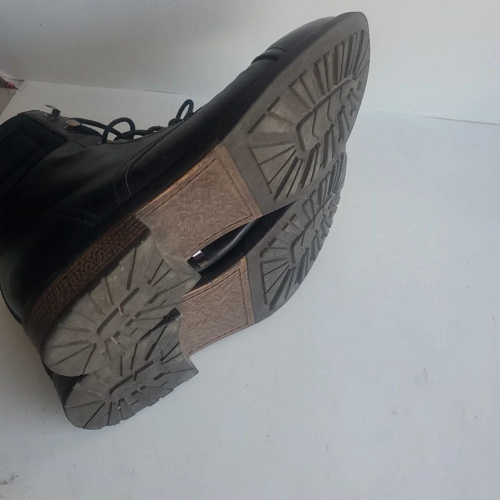 Hawke & Co Black Bowery Memory Foam Insole Chukka Boots Lace-Up Mens 11‎
